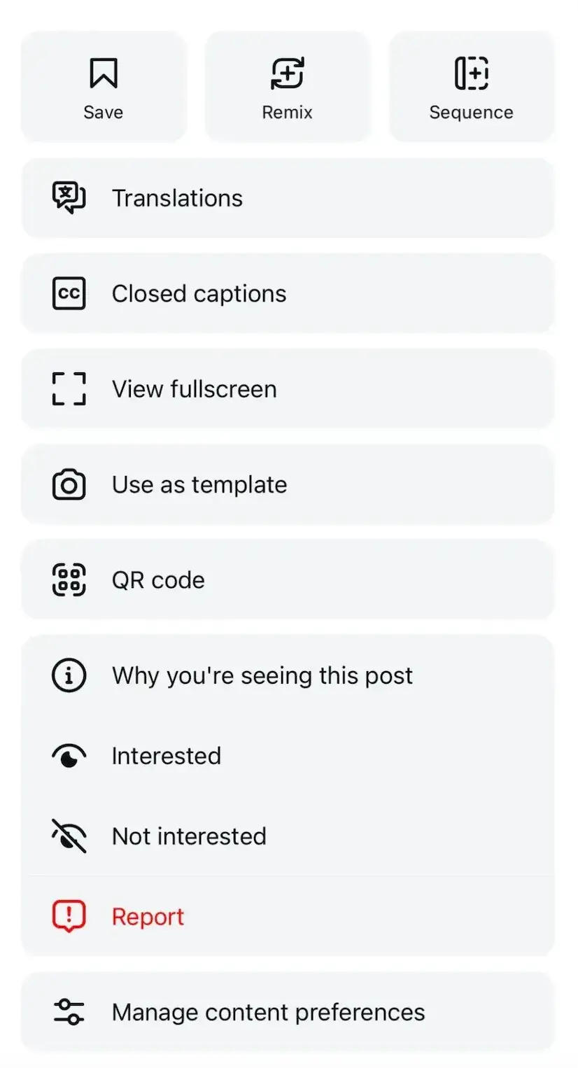 a screenshot showcasing how instagram users can remix a reel of their choice on instagram