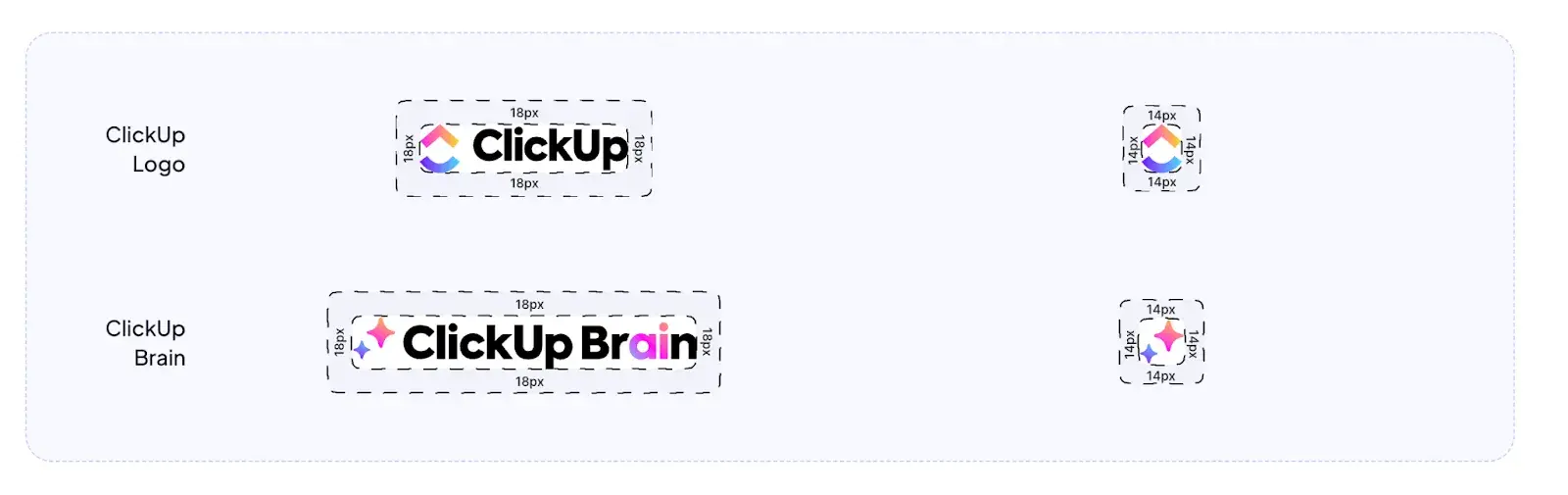 clickup brand style guide examples