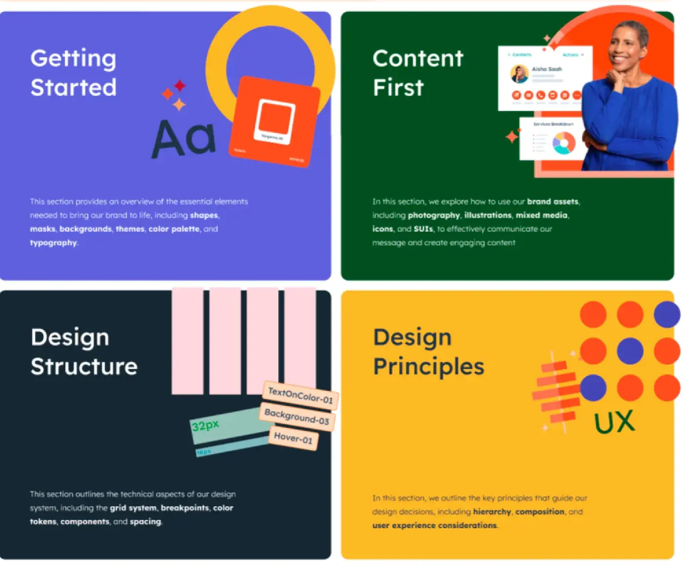 hubspot brand style guide for the web