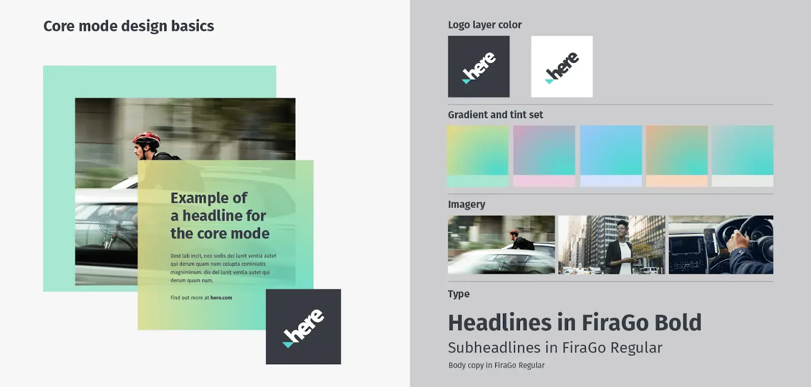 here brand style guide examples