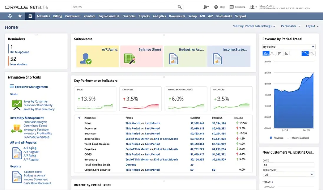 netsuite crm erp-crm interface